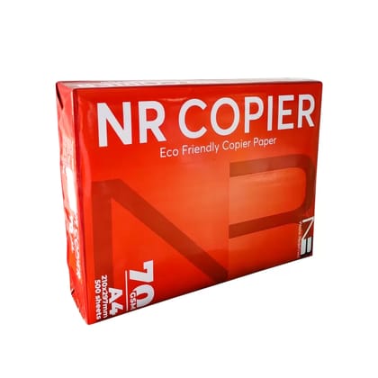 NR Copier Paper A4 Size, 70 GSM, Eco Friendly, 1 Ream – (500 Sheets)