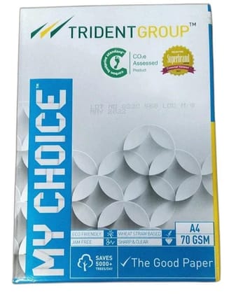 Trident My Choice A4 70 gsm 1 Ream, (500 sheet)