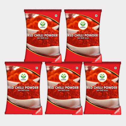Red Chilli Powder (pack of 5)