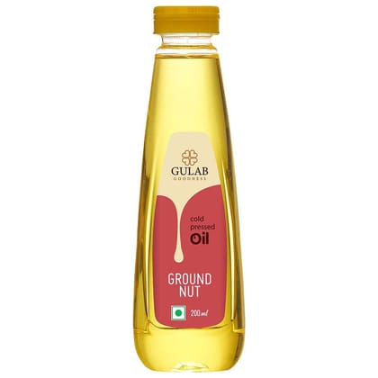 Gulab Cold Pressed Groundnut Oil/Peanut Oil - 200 ml