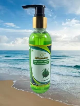SHIWALYA Natural Herbal Neem and Aloe Vera Shampoo Gets hair rid of Dandruff| Cools the scalp Pack of 2,