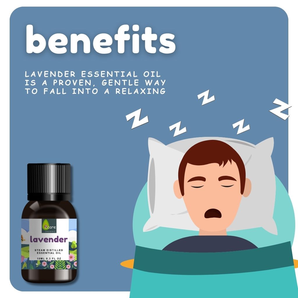 2care tea tree oil & lavender oil combo (10ml + 10ml)