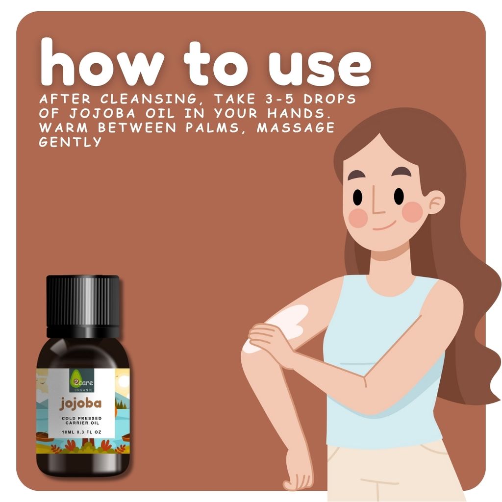 2care jojoba carrier oil combo (10ml+10ml)