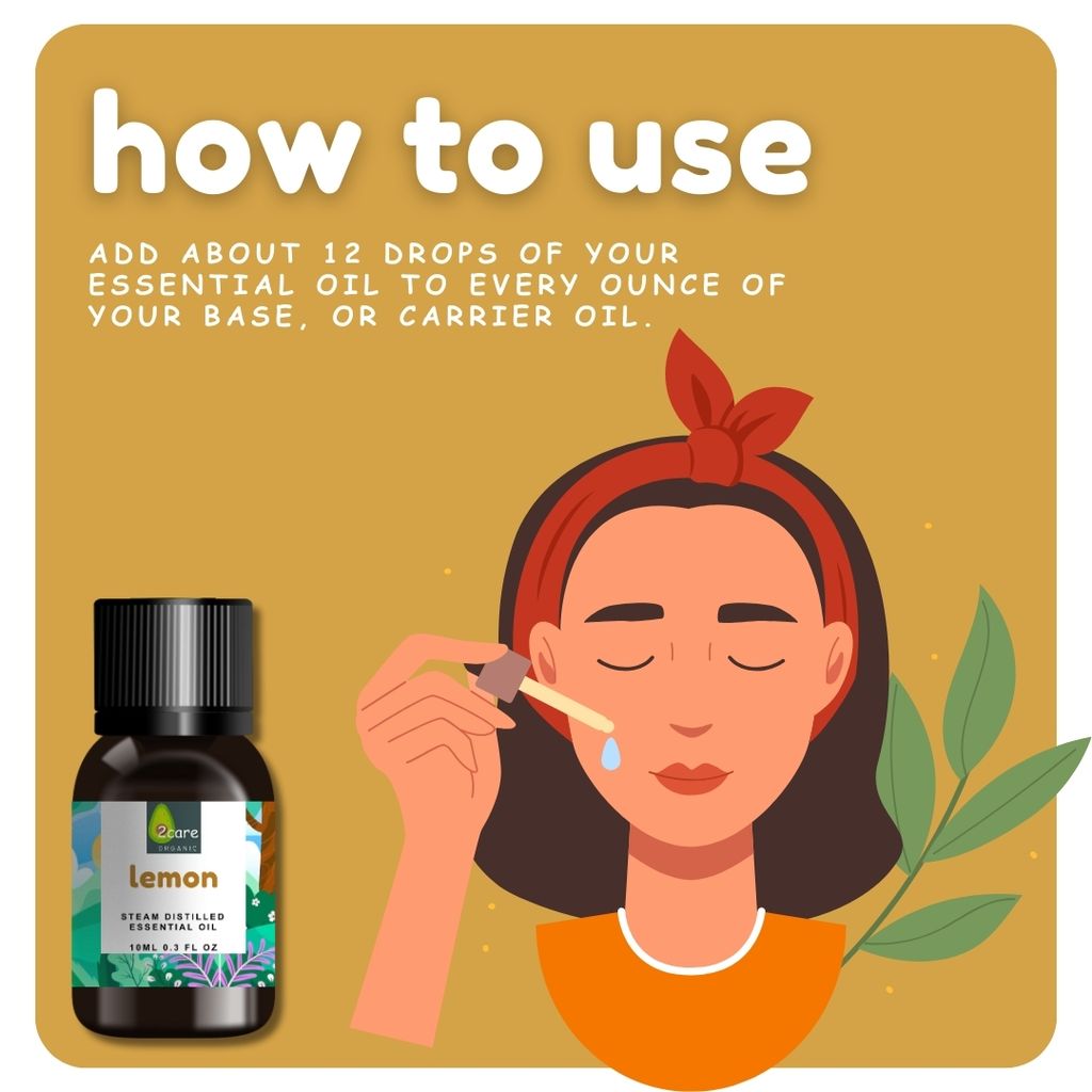 2care lemon essential oil combo (10ml+10ml)