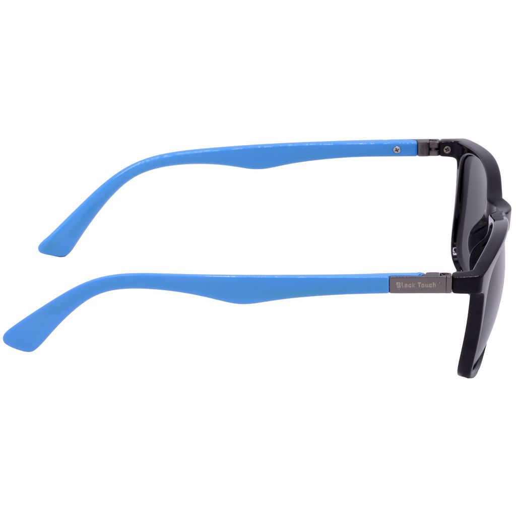 Hrinkar Green Rectangular Glasses Black, Sky Blue Frame Best Goggles for Men & Women - HRS-BT-07-BK-LBU-GRN