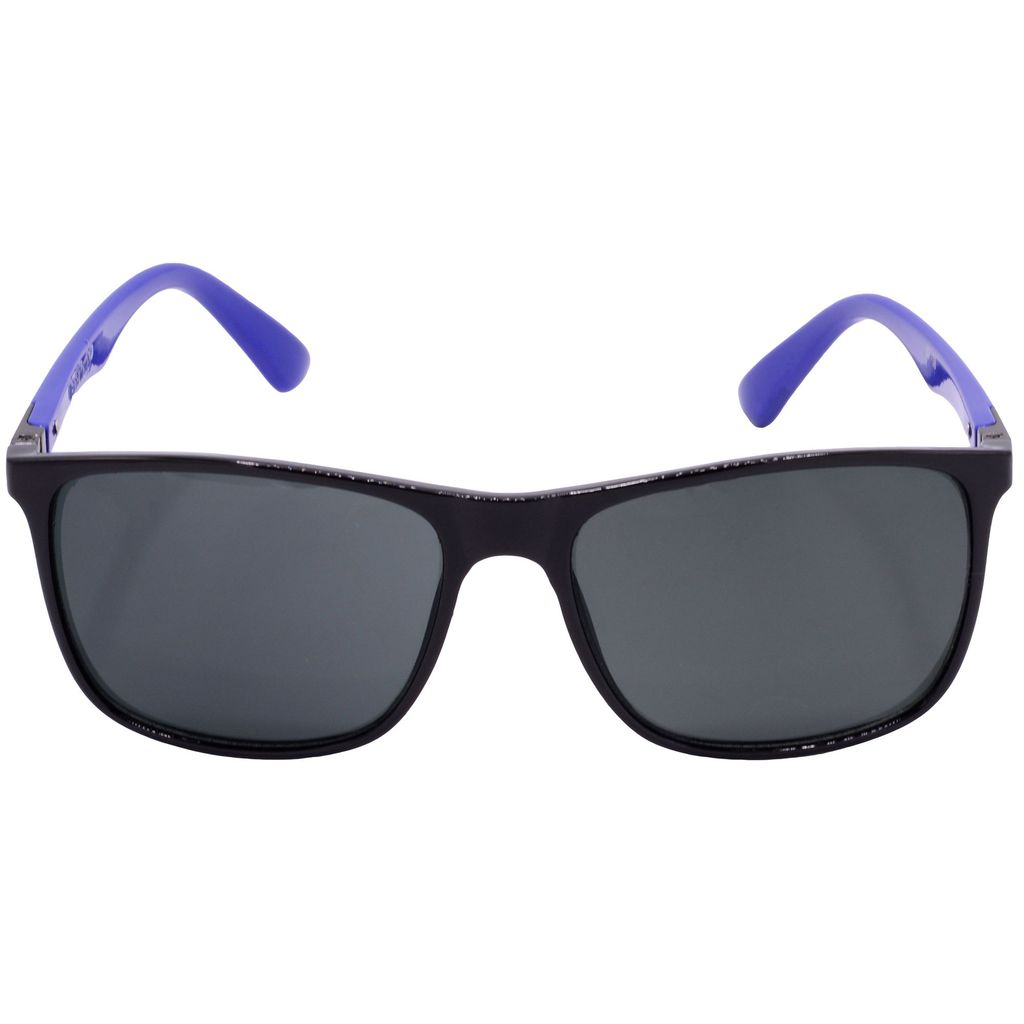 Hrinkar Grey Rectangular Glasses Black, Blue Frame Best Goggles for Men & Women - HRS-BT-08-BK-BU-BK