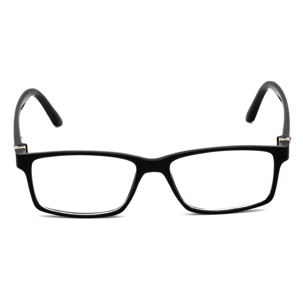 Hrinkar Rectangle Computer Glasses with Anti-Glare and Blue Ray Cut Lenses for Office, Gaming, Online Classes and Mobile/Computer Eye Protection Black Frame for Kids Boy & Girl