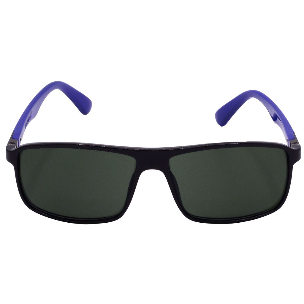 Hrinkar Green Rectangular Glasses Black, Blue Frame Best Goggles for Men & Women - HRS-BT-04-BK-BU-GRN