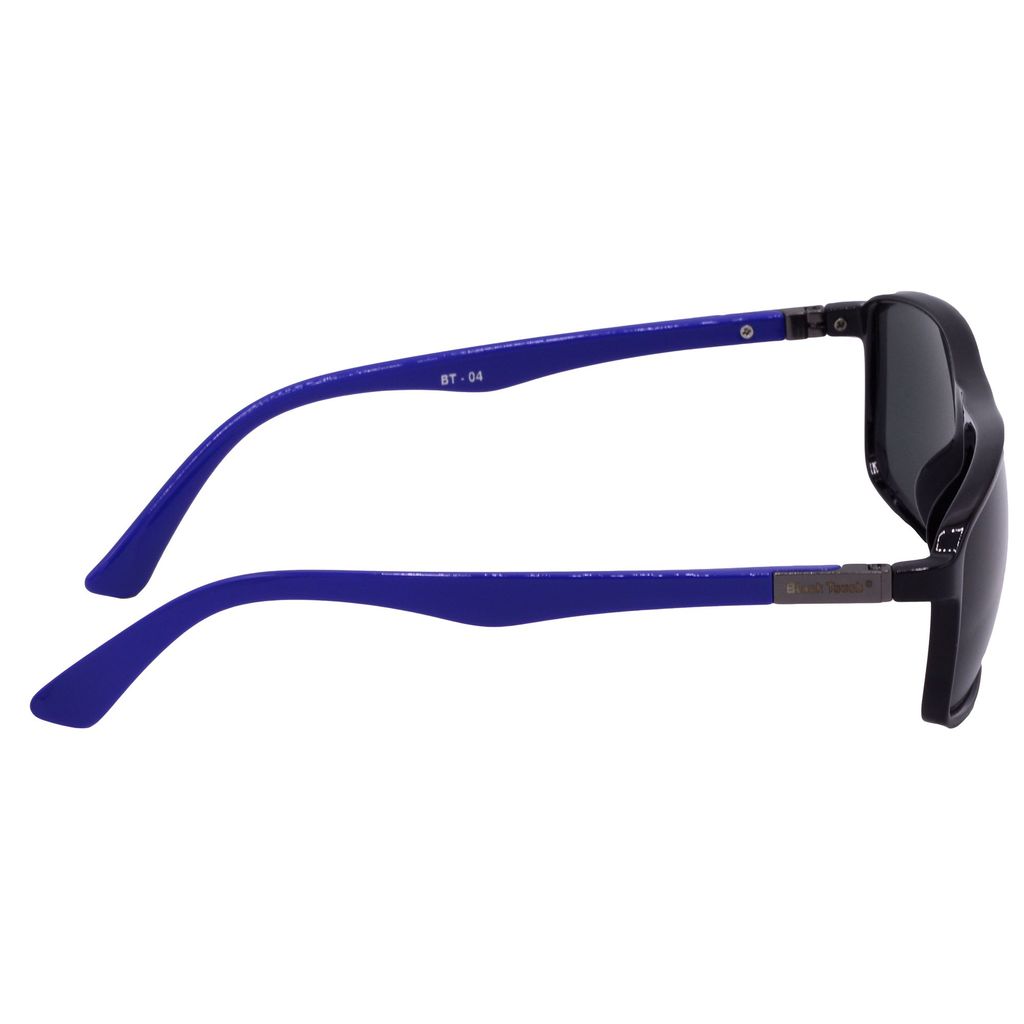 Hrinkar Green Rectangular Glasses Black, Blue Frame Best Goggles for Men & Women - HRS-BT-04-BK-BU-GRN