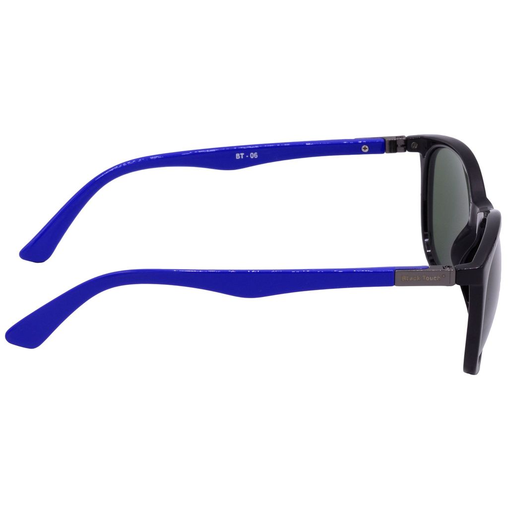 Hrinkar Green Cat-eye Glasses Black, Blue Frame Best Goggles for Women - HRS-BT-06-BK-BU-GRN