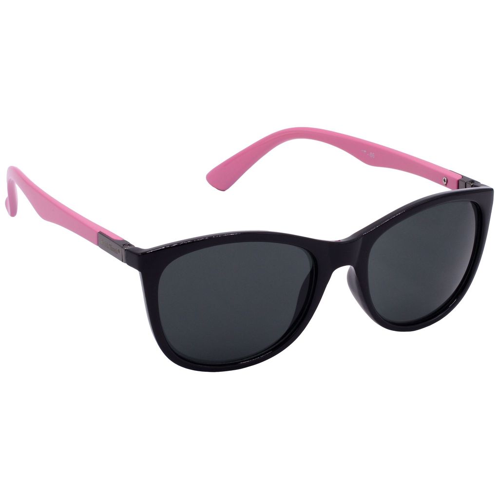 Hrinkar Grey Cat-eye Sunglasses Brands Black, Pink Frame Goggles for Women - HRS-BT-06-BK-PNK-BK - Sunglasses | Buy online on ZillyBuy