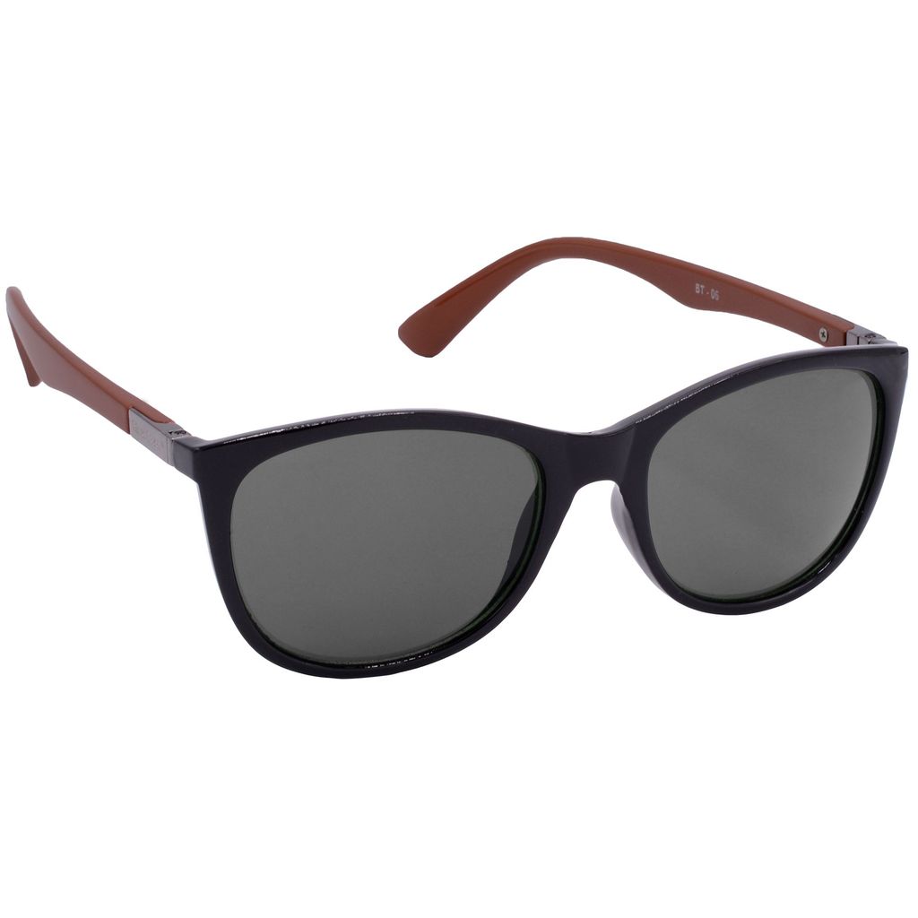Hrinkar Grey Cat-eye Cooling Glass Black, Brown Frame Best Sunglasses for Women - HRS-BT-06-BK-BWN-BK - Sunglasses | Buy online on ZillyBuy
