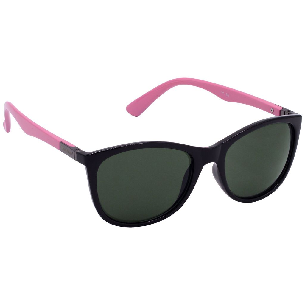 Hrinkar Green Cat-eye Stylish Goggles Black, Pink Frame Sunglasses for Women - HRS-BT-06-BK-PNK-GRN - Sunglasses | Buy online on ZillyBuy