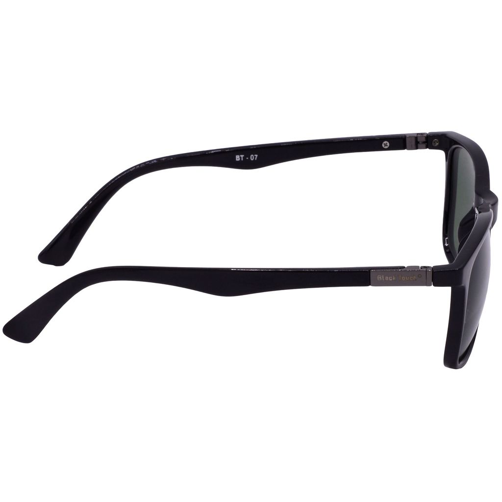 Hrinkar Grey Rectangular Stylish Goggles Black Frame Sunglasses for Men & Women - HRS-BT-07-BK-BK-BK