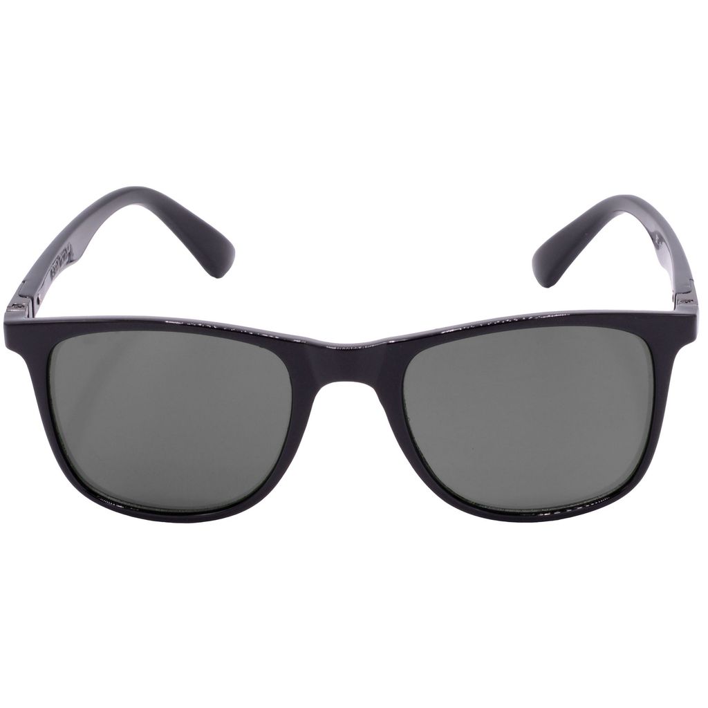 Hrinkar Grey Rectangular Stylish Goggles Black Frame Sunglasses for Men & Women - HRS-BT-07-BK-BK-BK