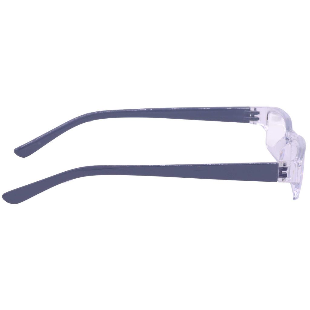 Hrinkar Rectangle Full Rim Portable +1.00 Reading Glasses For Men And Women (Blue Frame, +1.00, Near Vision) - HRD05