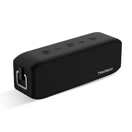 MadRabbit Sound Block Wireless Bluetooth Speakers 20W Built-in Dual 45mm Drivers,15H Play Time, TWS Mode, Call Function, Heavy bass, AUX, SD Card, IP47, Portable Speaker(Black)