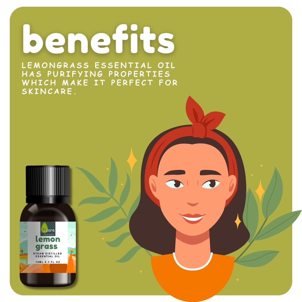 2care lemon grass essential oil combo (10ml+10ml)