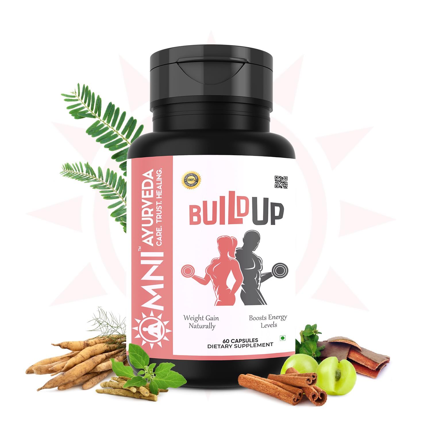 Omni Ayurveda Build Up Capsules - 60 Capsule