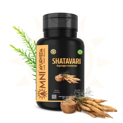 Omni Ayurveda Shatavari Capsules - 60 Capsules