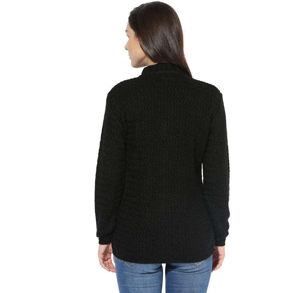 One femme Women's Wool V-Neck Cardigan