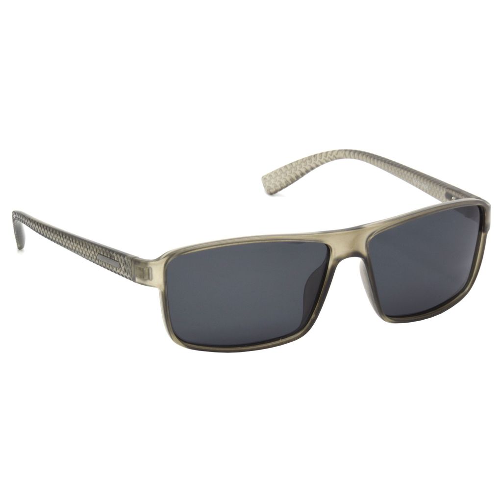 Hrinkar Grey Rectangular Cooling Glass Grey Frame Best Polarized Sunglasses for Men & Women - HRS497-GRY-BK-P - Sunglasses | Buy online on ZillyBuy