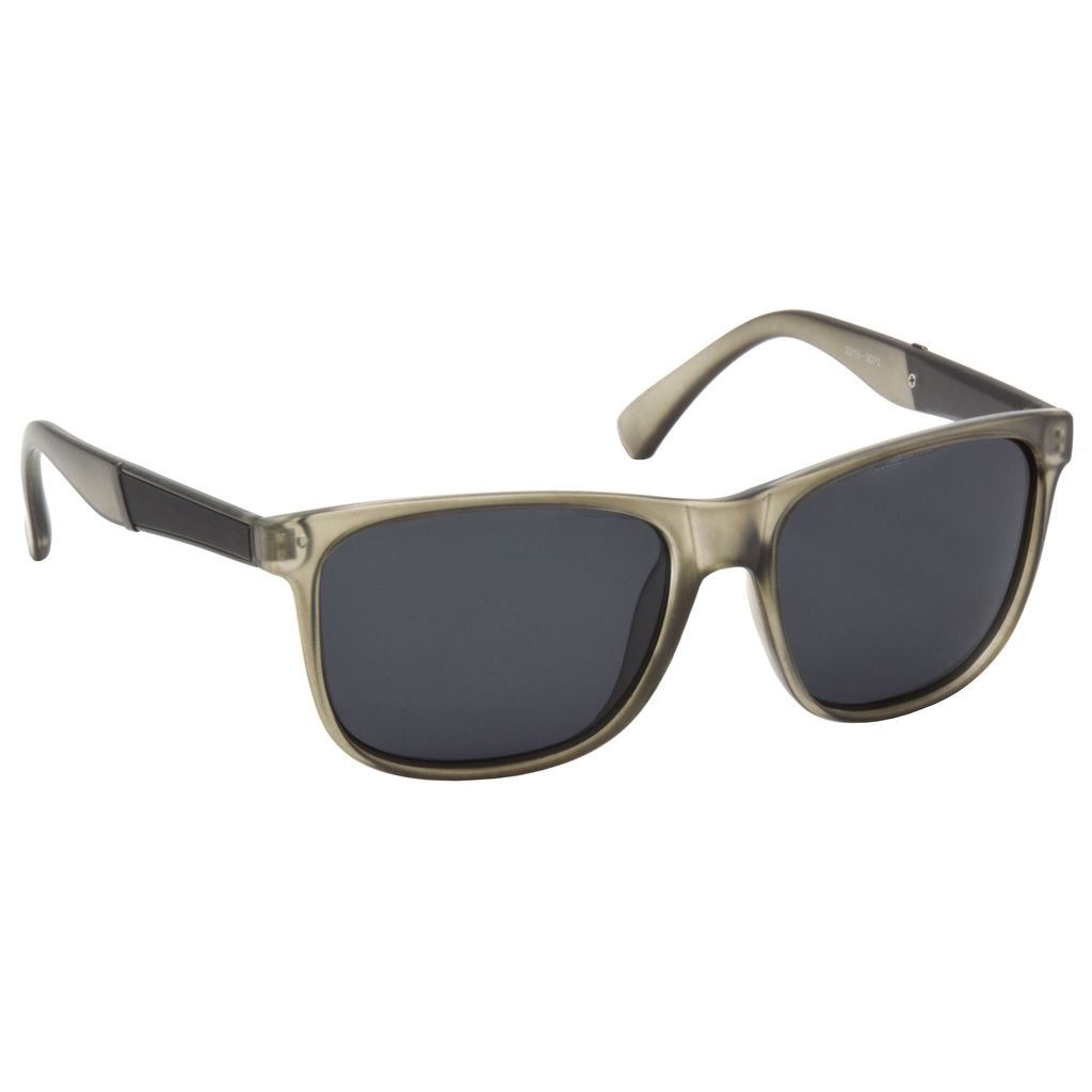 Hrinkar Grey Rectangular Cooling Glass Grey Frame Best Polarized Sunglasses for Men & Women - HRS498-GRY-BK-P - Sunglasses | Buy online on ZillyBuy
