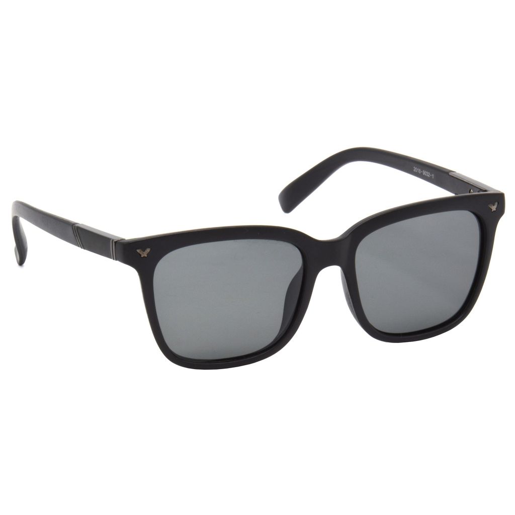 Hrinkar Black Rectangular Sunglasses Brands Black Frame Polarized Goggles for Men & Women - HRS500-BK-BK - Sunglasses | Buy online on ZillyBuy