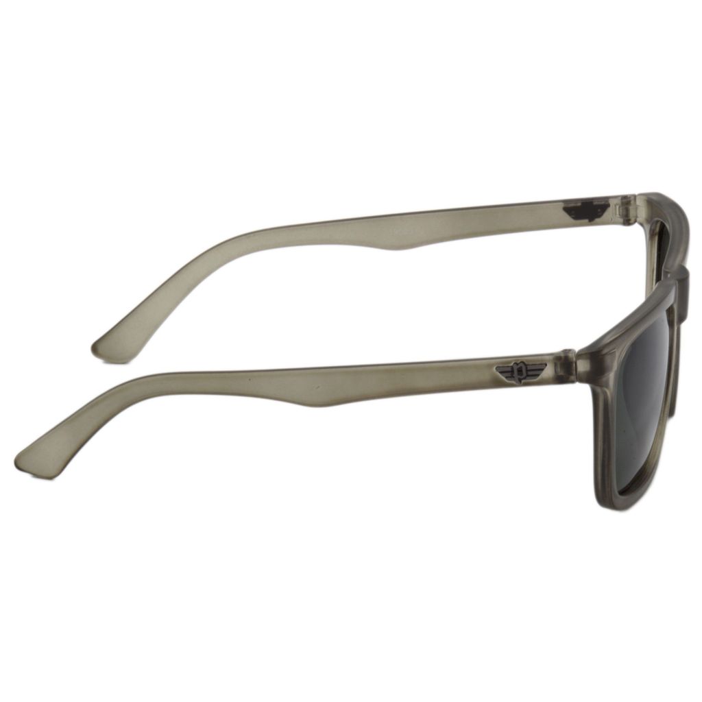 Hrinkar Green Rectangular Cooling Glass Grey Frame Best Polarized Sunglasses for Men & Women - HRS505-GRY-GRN-P