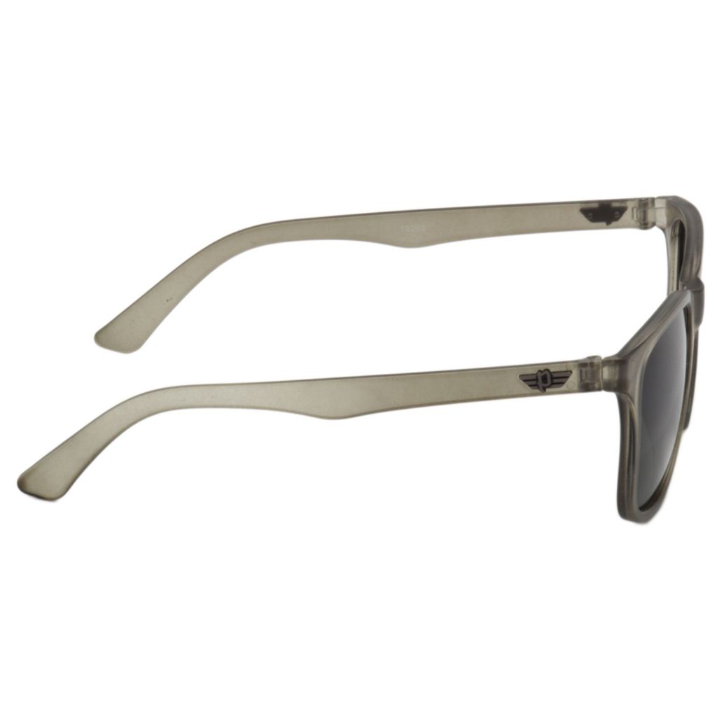 Hrinkar Green Rectangular Cooling Glass Grey Frame Best Polarized Sunglasses for Men & Women - HRS504-GRY-GRN-P