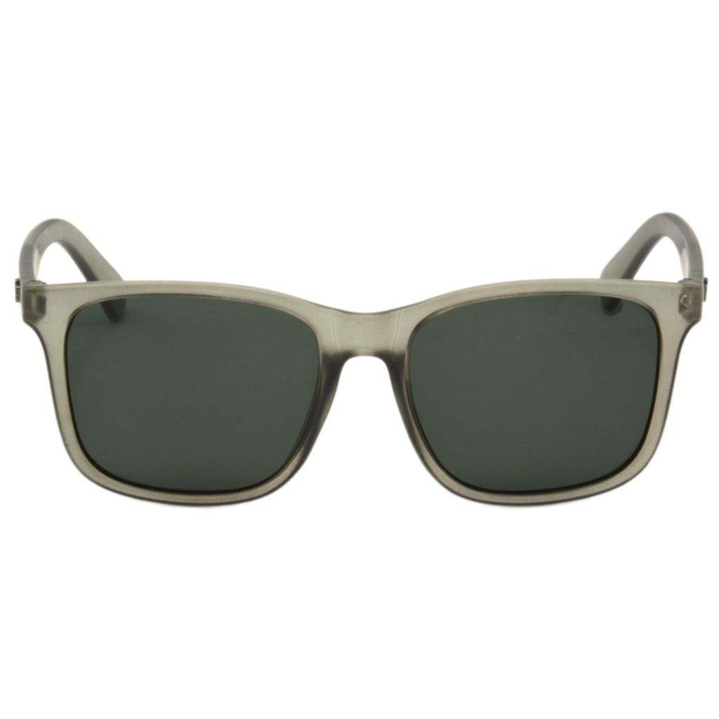 Hrinkar Green Rectangular Cooling Glass Grey Frame Best Polarized Sunglasses for Men & Women - HRS504-GRY-GRN-P