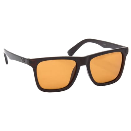 Hrinkar Brown Rectangular Sunglasses Styles Brown Frame Polarized Glasses for Men & Women - HRS505-BWN-BWN-P Hrinkar Brown Rectangular Sunglasses Styles Brown Frame Polarized Glasses for Men & Women - HRS505-BWN-BWN-P