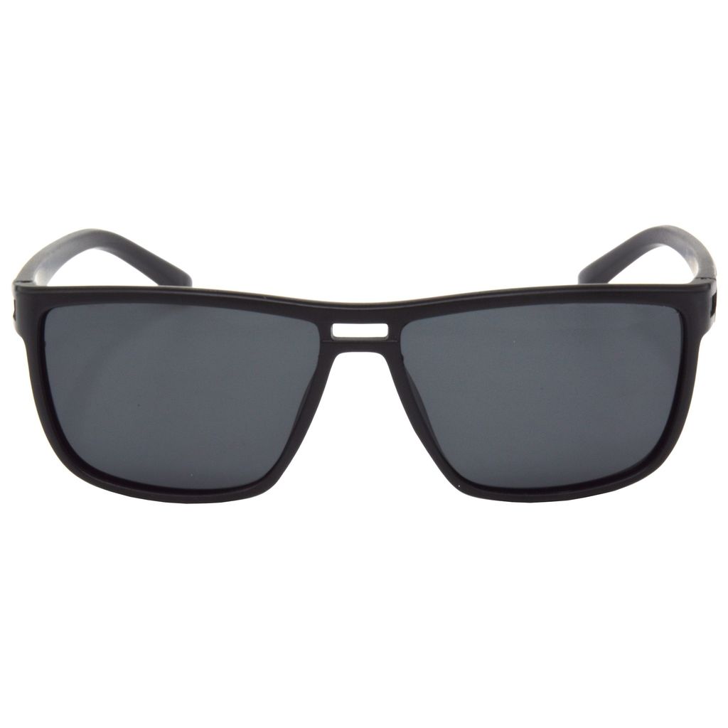 Hrinkar Black Rectangular Sunglasses Styles Blue Frame Polarized Glasses for Men & Women - HRS509-BK-bu-BK-P