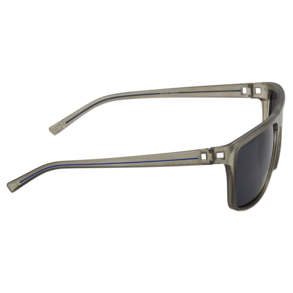 Hrinkar Grey Rectangular Cooling Glass Grey Frame Best Polarized Sunglasses for Men & Women - HRS507-GRY-BK-P