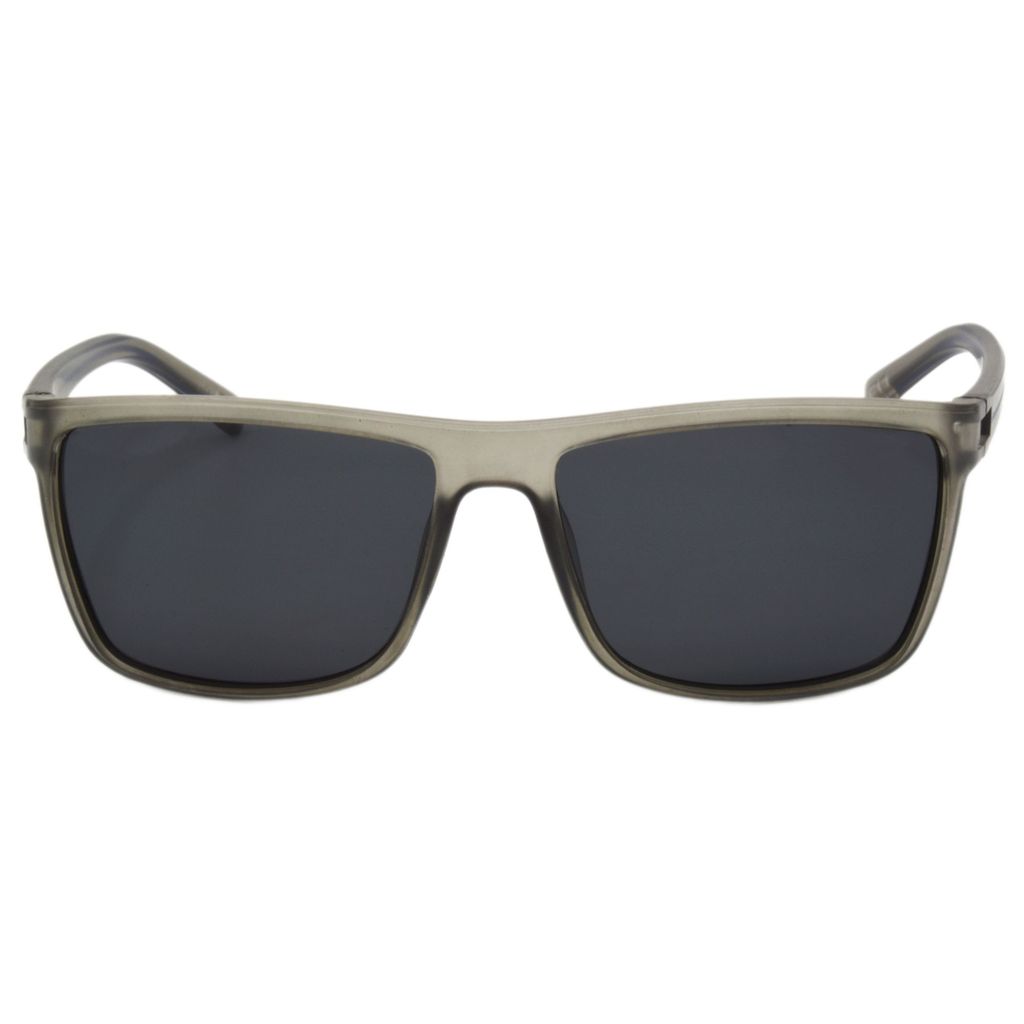 Hrinkar Grey Rectangular Cooling Glass Grey Frame Best Polarized Sunglasses for Men & Women - HRS507-GRY-BK-P