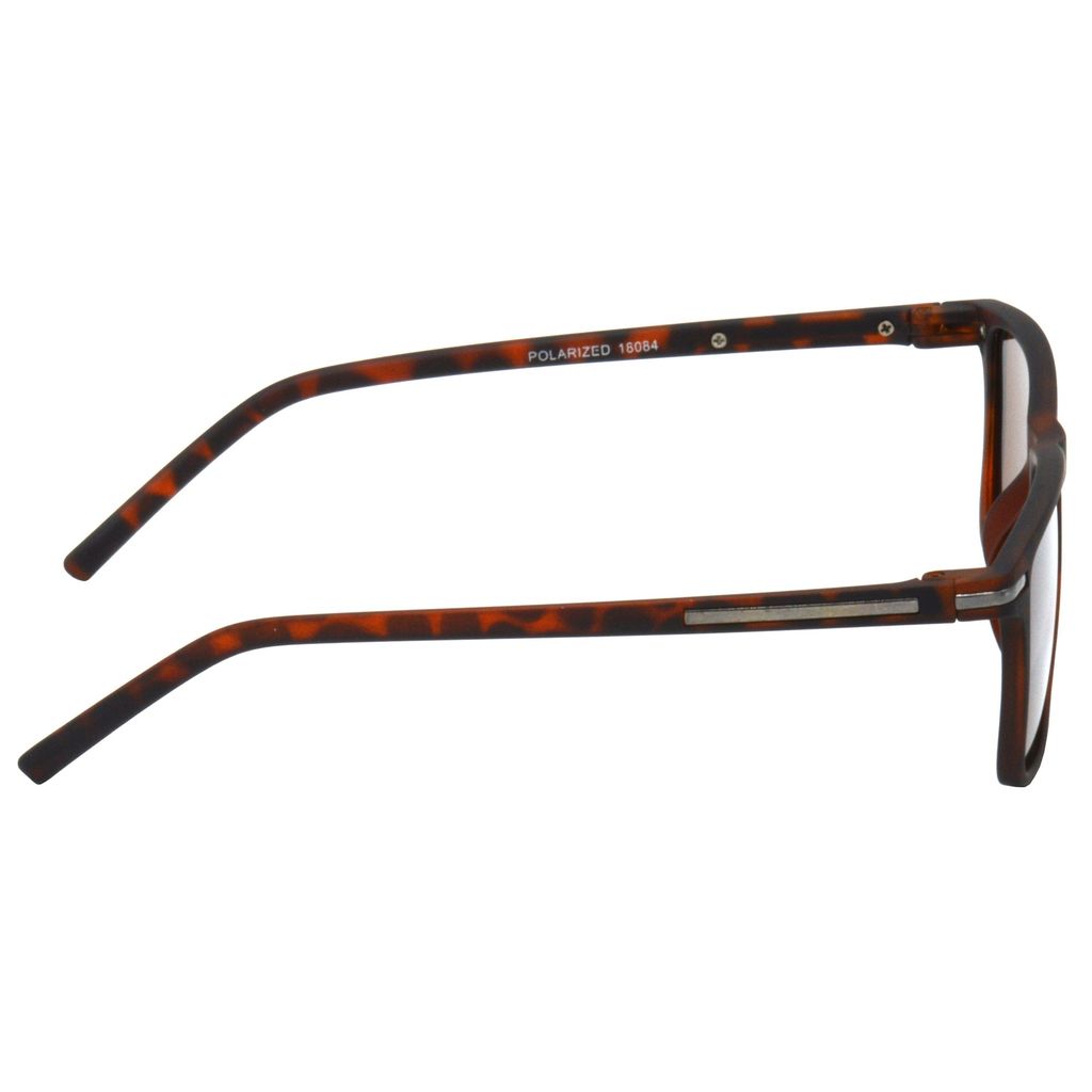 Hrinkar Brown Retro Square Sunglasses Styles Brown Frame Polarized Glasses for Men & Women - HRS511-TBWN-BWN