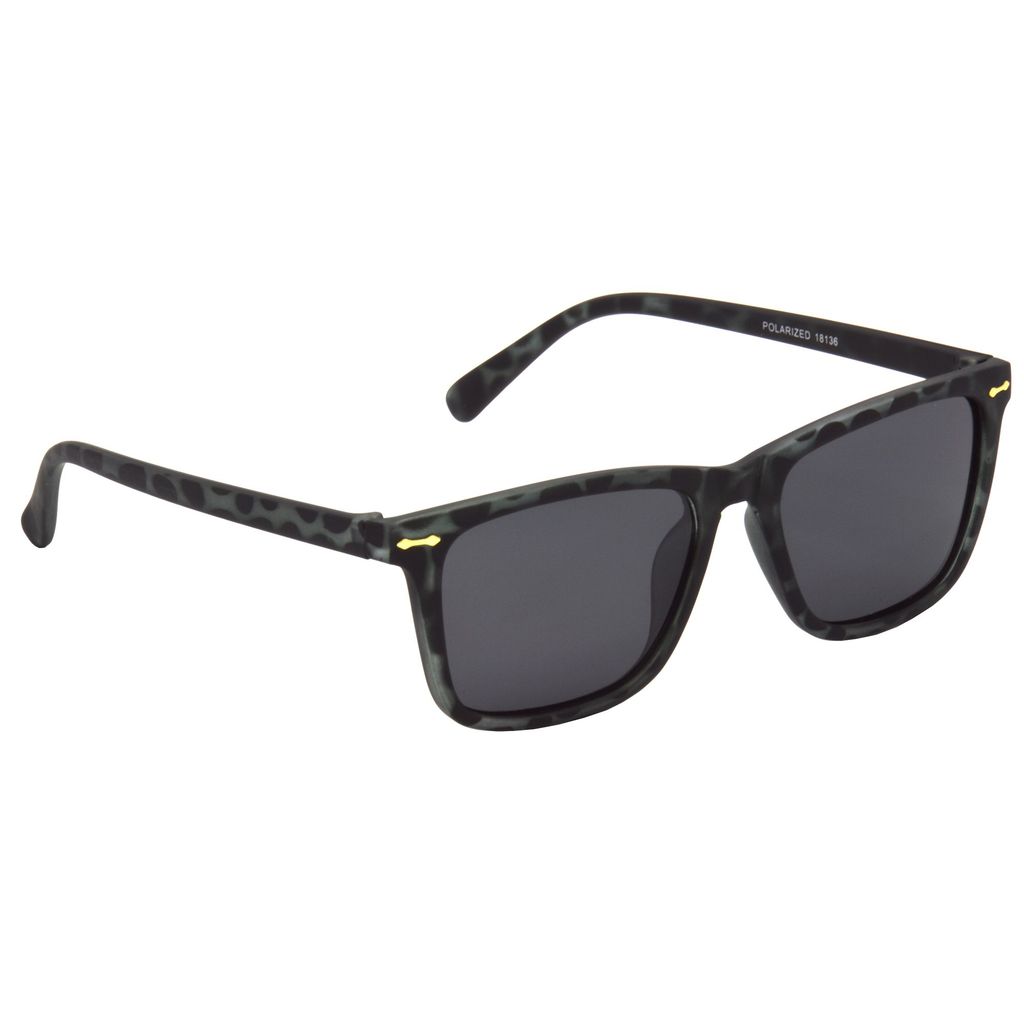 Hrinkar Grey Rectangular Glasses Grey Frame Best Polarized Goggles for Men & Women - HRS512-TBK-BK - Sunglasses | Buy online on ZillyBuy