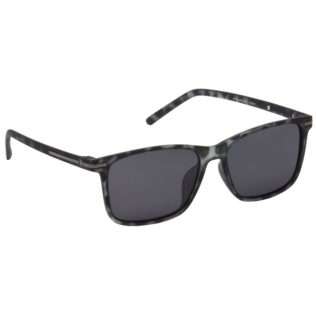 Hrinkar Grey Retro Square Glasses Grey Frame Best Polarized Goggles for Men & Women - HRS513-TBK-BK - Sunglasses | Buy online on ZillyBuy