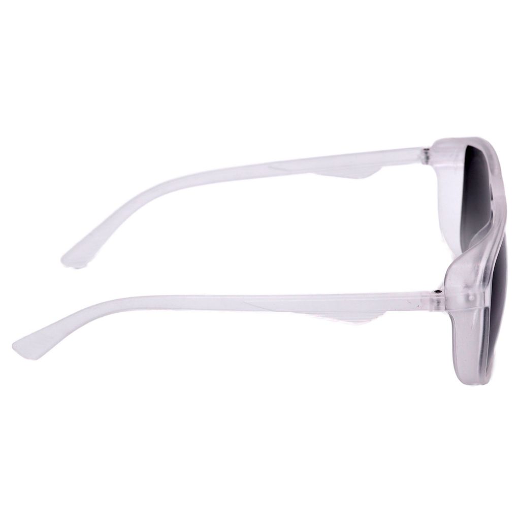 Hrinkar Red Retro Square Sunglasses Brands White Frame Goggles for Men & Women - HRS543-RD