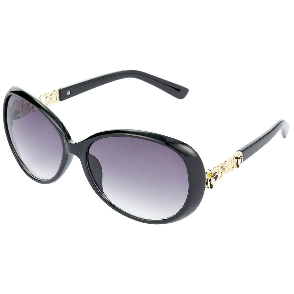 Hrinkar Grey Over-sized Sunglasses Styles Black Frame Glasses for Women - HRS57 - Sunglasses | Buy online on ZillyBuy