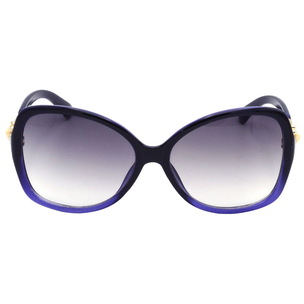 Hrinkar Grey Retro Square Sunglasses Brands Black Frame Goggles for Men & Women - HRS556-BK-GRY