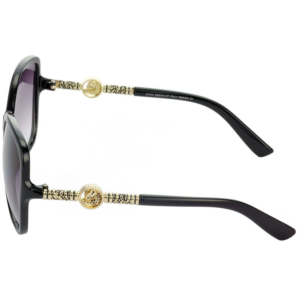 Hrinkar Grey Over-sized Glasses Black Frame Best Goggles for Women - HRS66