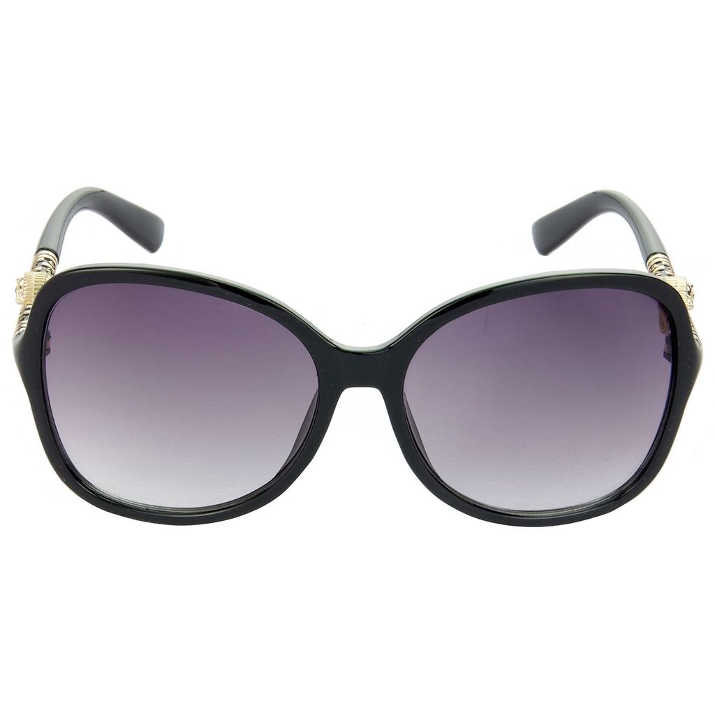 Hrinkar Grey Over-sized Glasses Black Frame Best Goggles for Women - HRS66