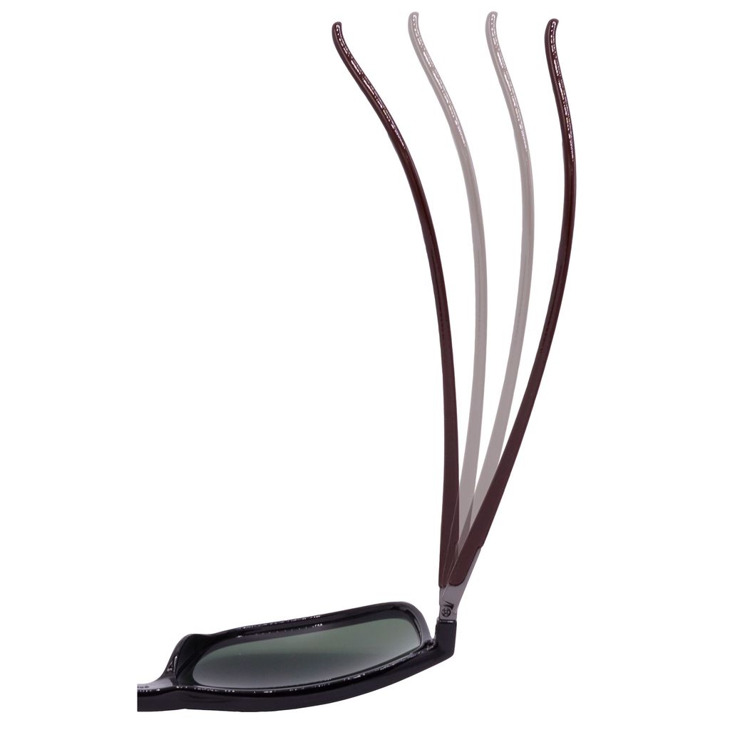 Hrinkar Grey Rectangular Cooling Glass Black, Brown Frame Best Sunglasses for Men & Women - HRS-BT-03-BK-BWN-BK