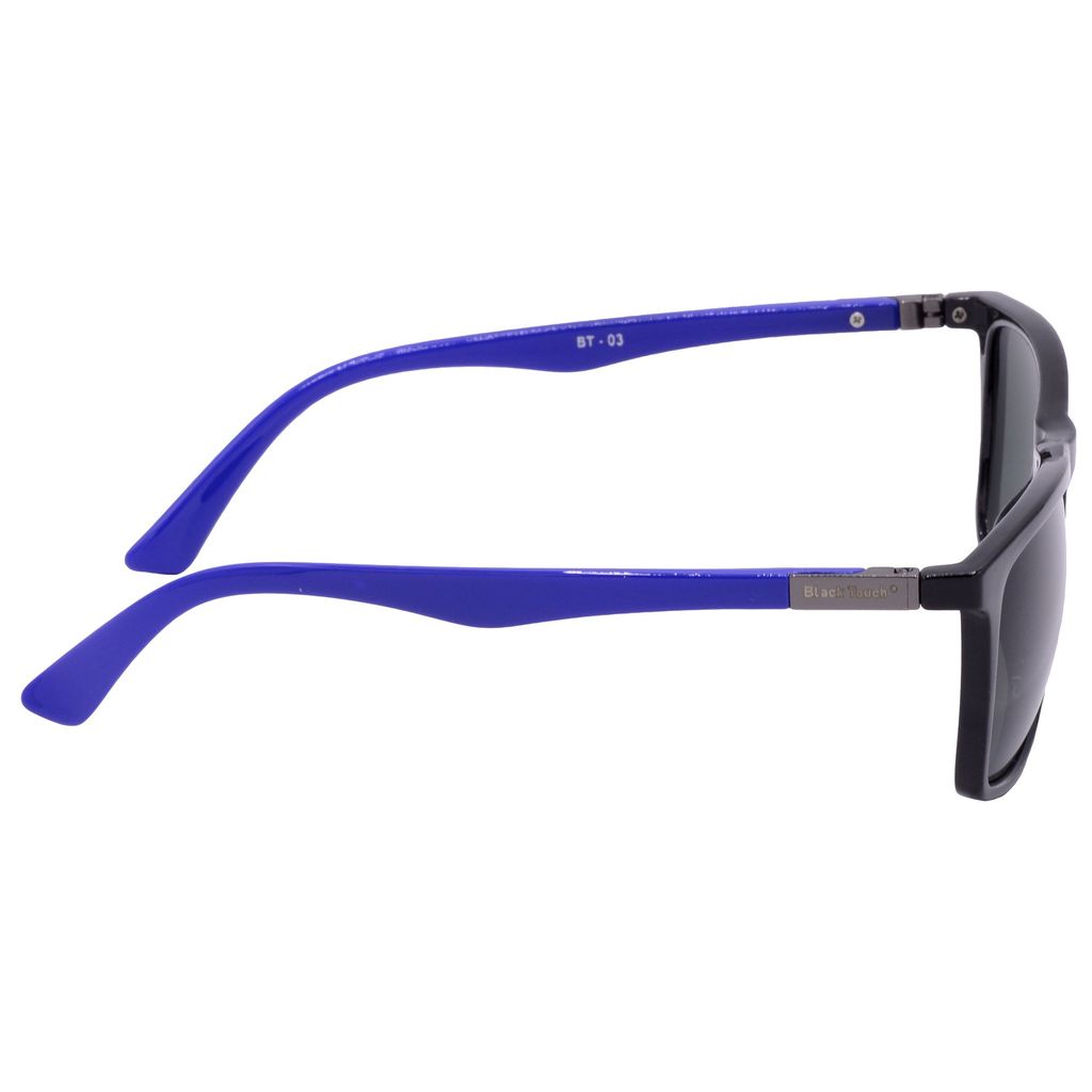 Hrinkar Green Rectangular Glasses Black, Blue Frame Best Goggles for Men & Women - HRS-BT-03-BK-BU-GRN