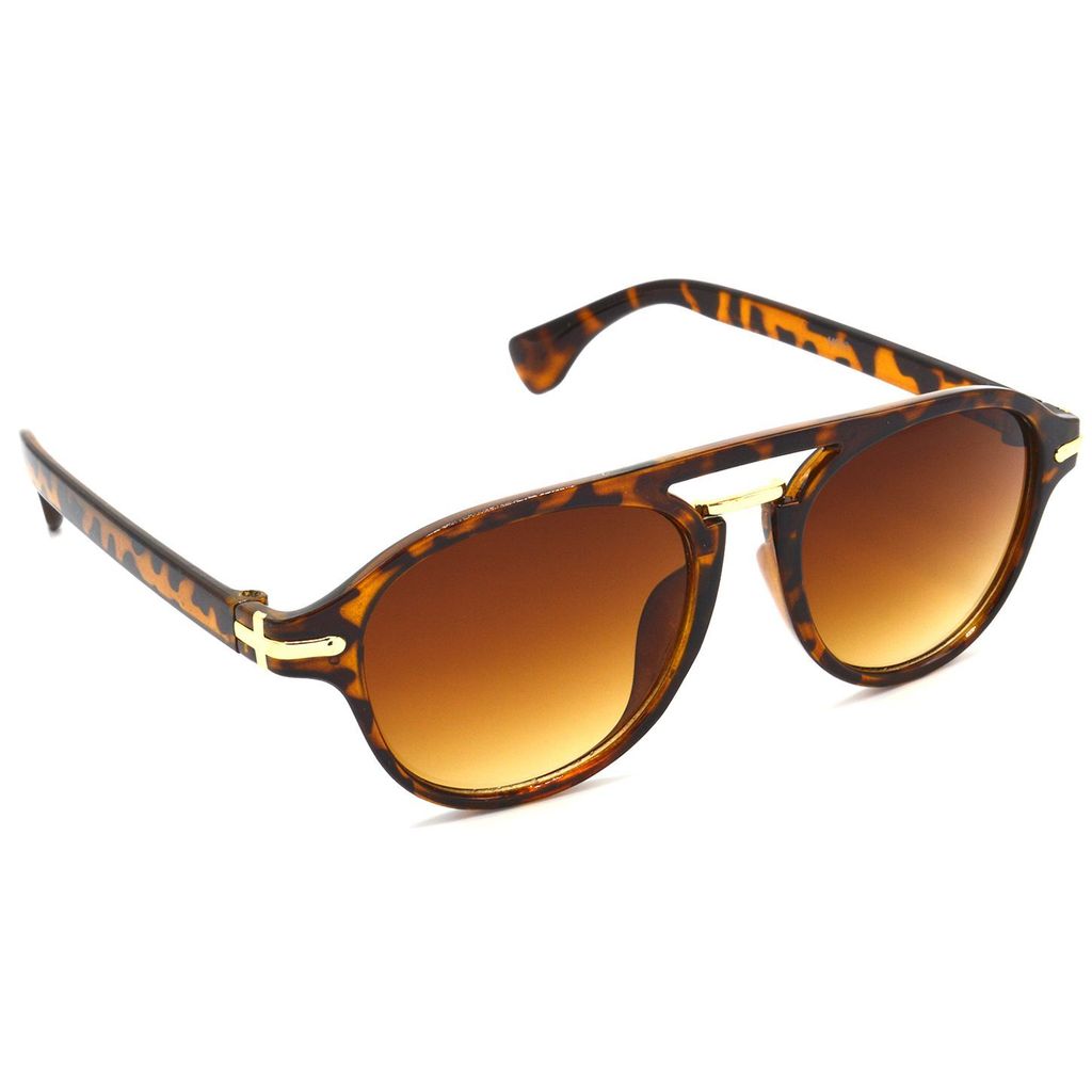 Hrinkar Brown Rectangular Sunglasses Styles Brown Frame Glasses for Men & Women - HRS417 - Sunglasses | Buy online on ZillyBuy