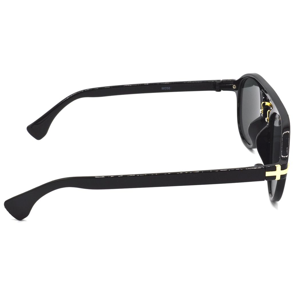 Hrinkar Blue Rectangular Glasses Black Frame Best Goggles for Men & Women - HRS419