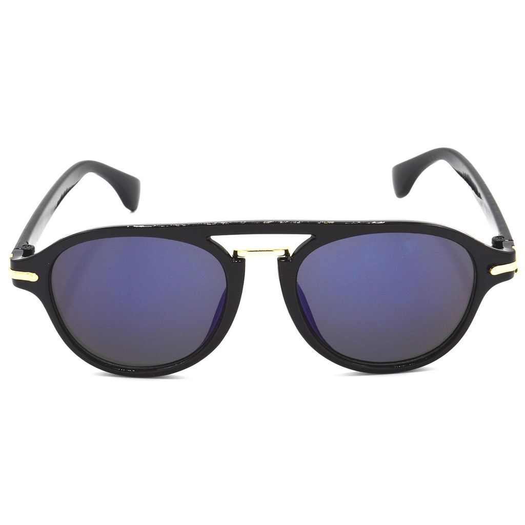 Hrinkar Blue Rectangular Glasses Black Frame Best Goggles for Men & Women - HRS419