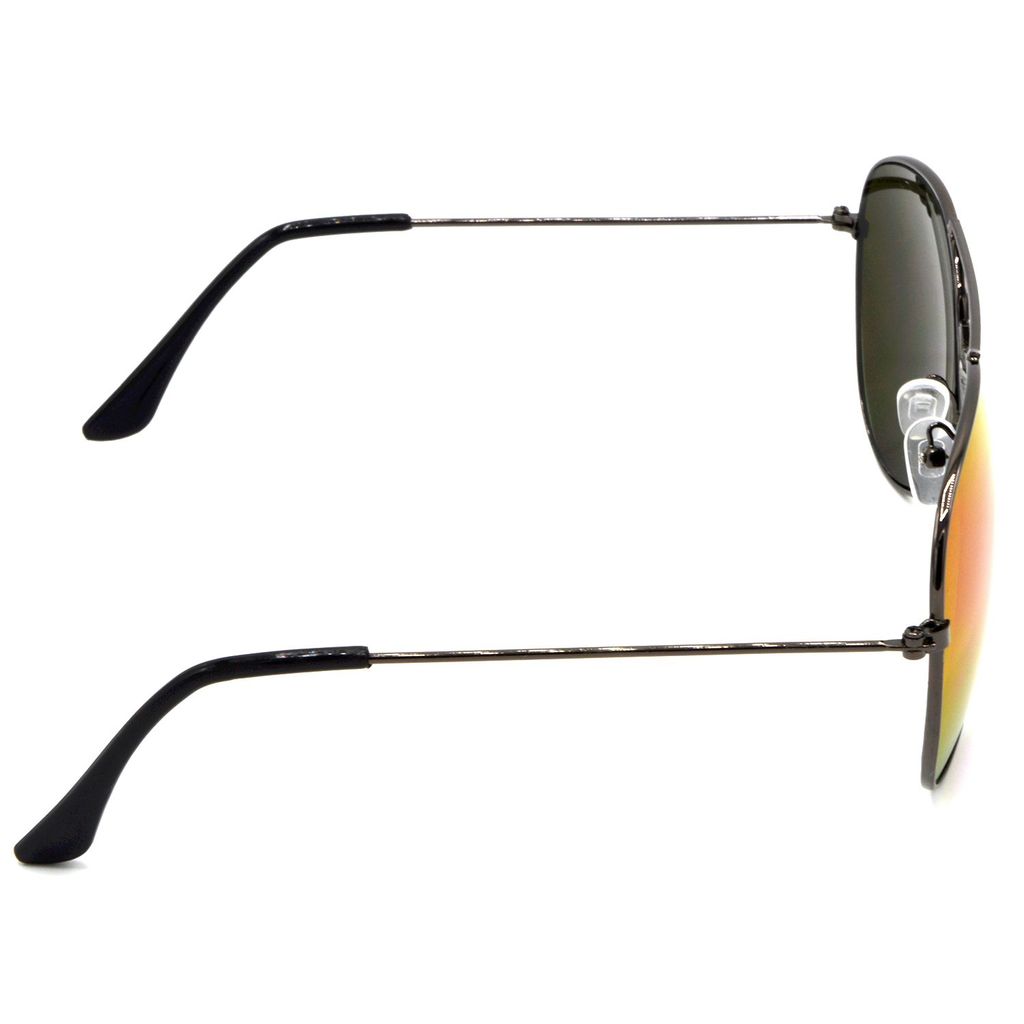 Hrinkar Pink Pilot Stylish Goggles Grey Frame Sunglasses for Men & Women - HRS431