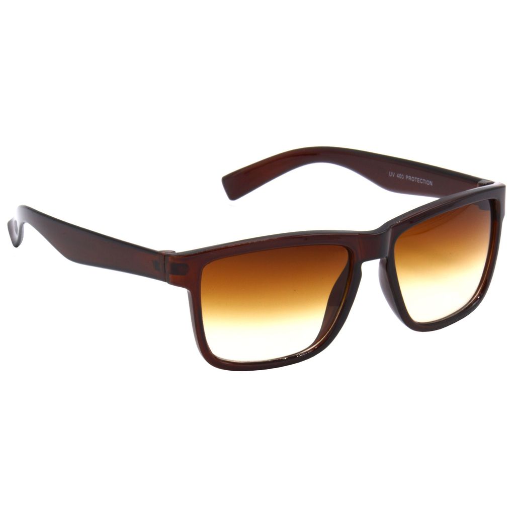Hrinkar Brown Rectangular Sunglasses Styles Brown Frame Glasses for Men & Women - HRS467-BWN-BWN - Sunglasses | Buy online on ZillyBuy